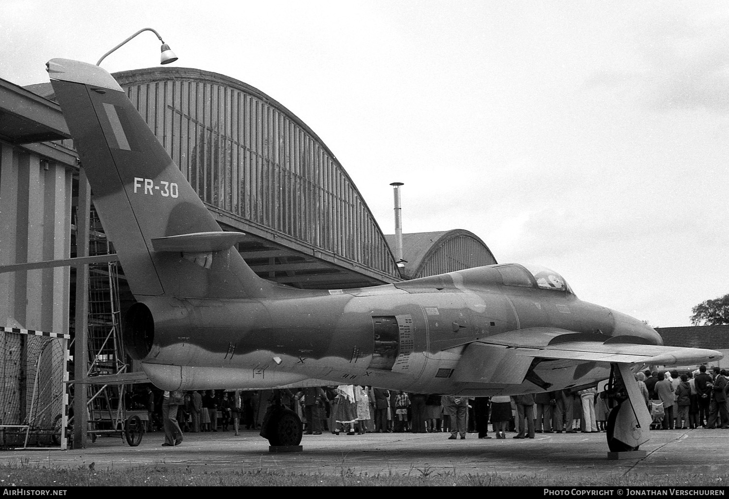 Aircraft Photo of FR30 | Republic RF-84F Thunderflash | Belgium - Air Force | AirHistory.net #254794