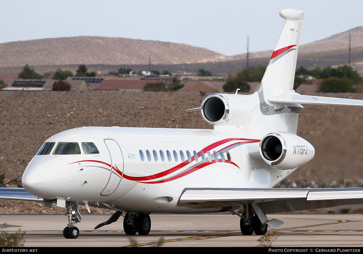 Aircraft Photo of N715FJ | Dassault Falcon 7X | AirHistory.net #254817