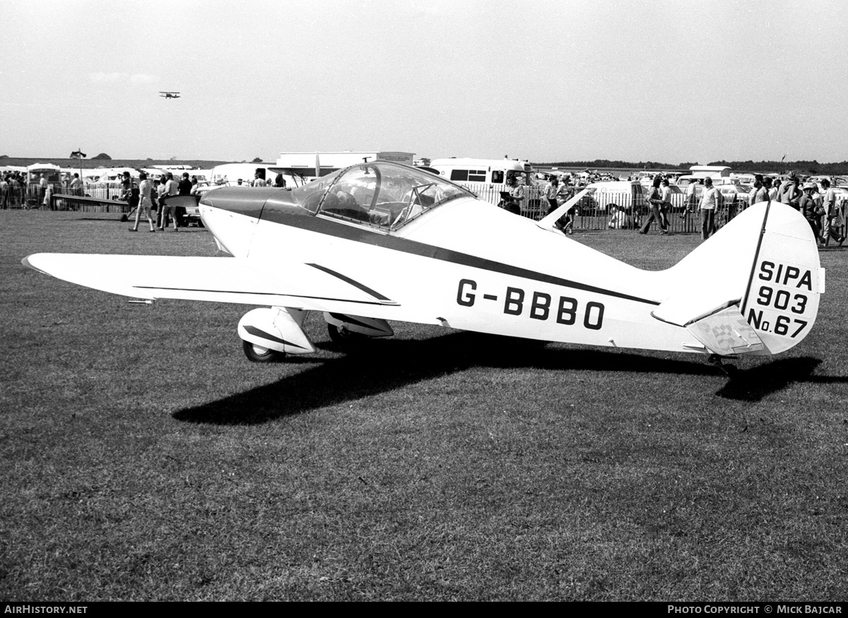 Aircraft Photo of G-BBBO | SIPA S-903 | AirHistory.net #254863