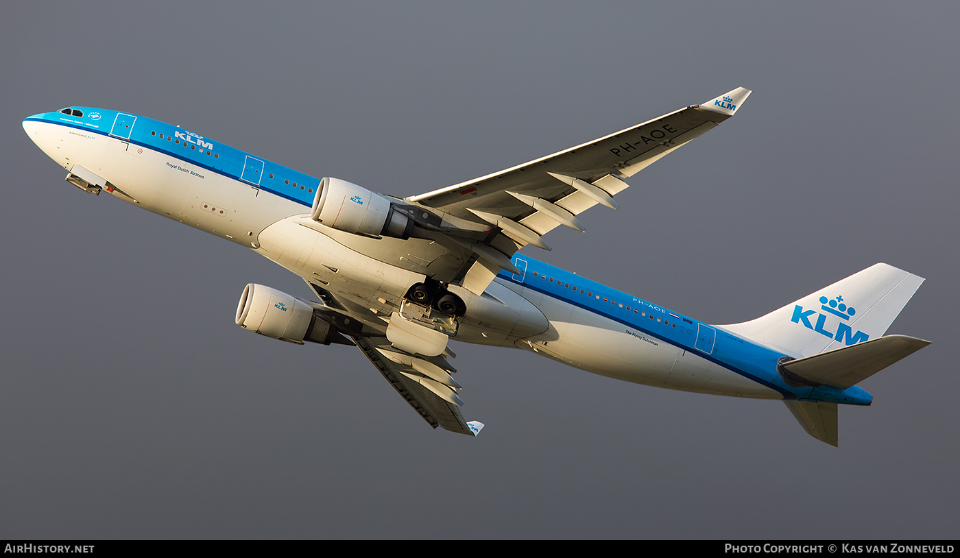 Aircraft Photo of PH-AOE | Airbus A330-203 | KLM - Royal Dutch Airlines | AirHistory.net #254879