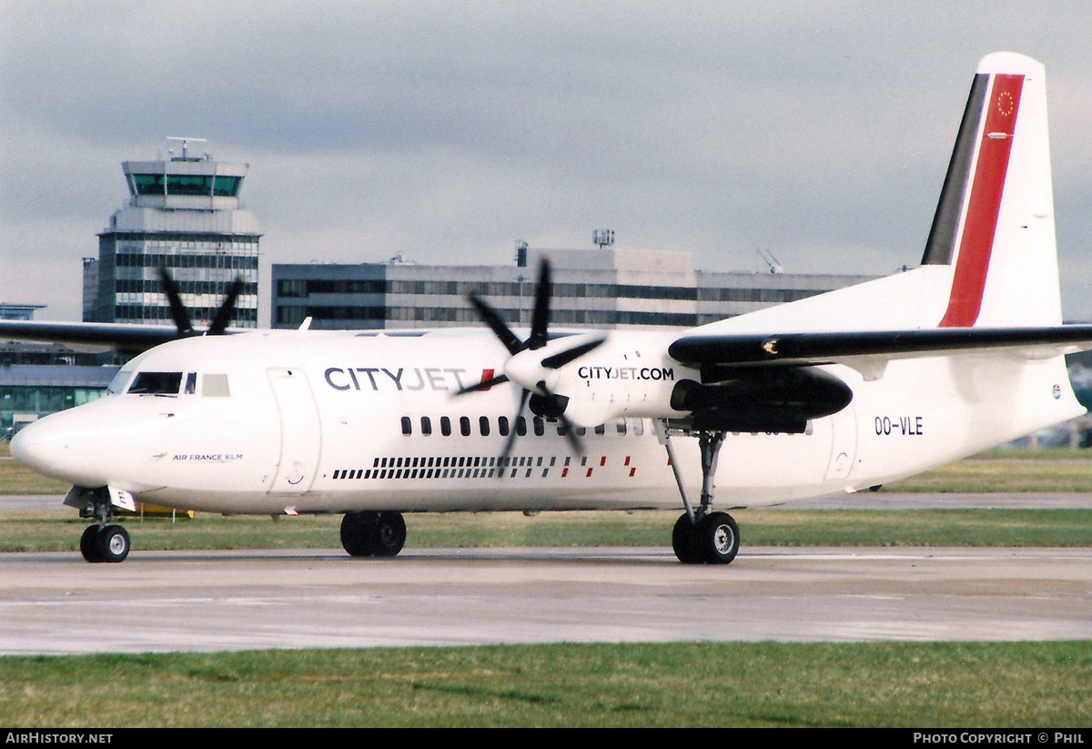 Aircraft Photo of OO-VLE | Fokker 50 | CityJet | AirHistory.net #254886