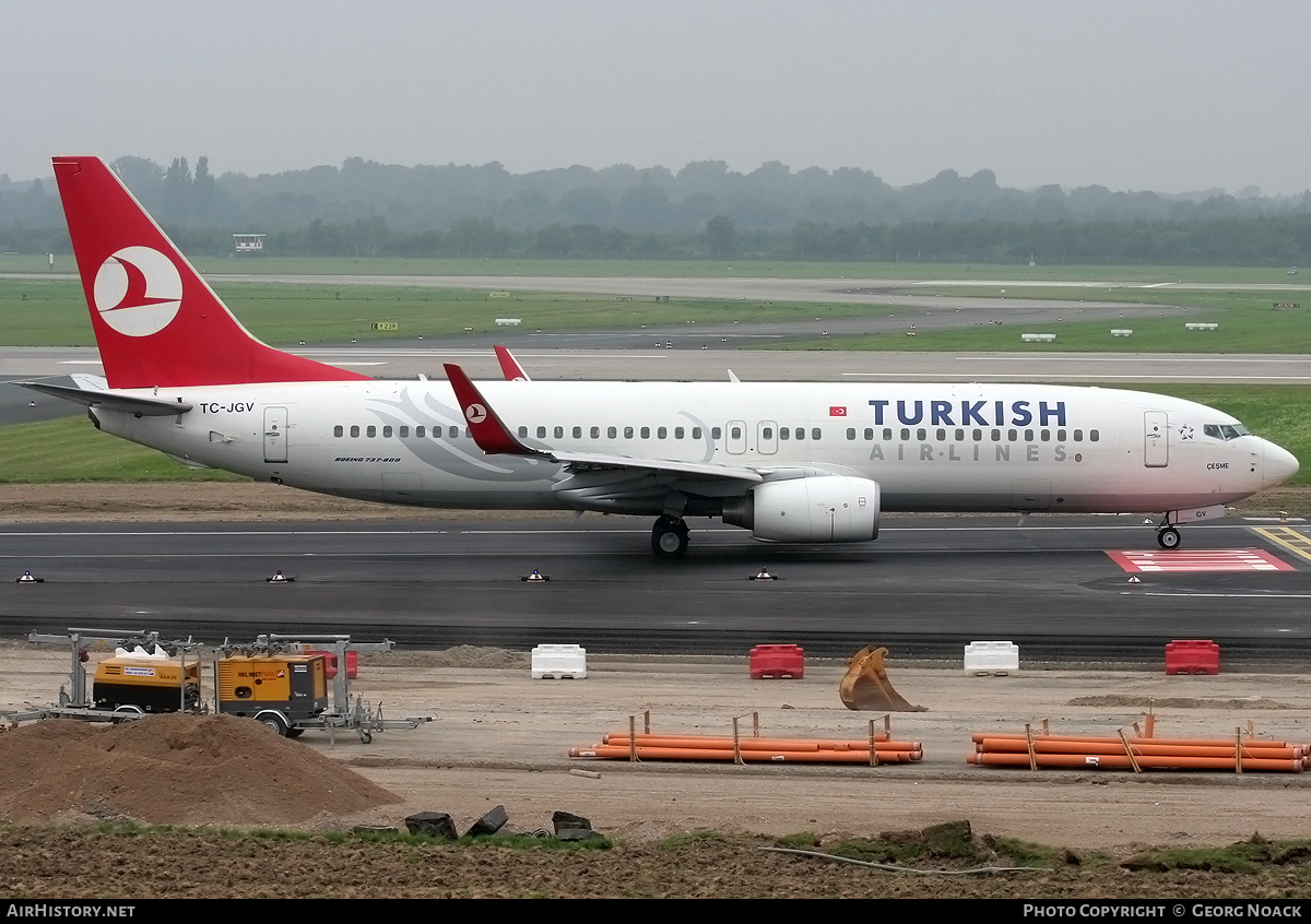 Aircraft Photo of TC-JGV | Boeing 737-8F2 | Turkish Airlines | AirHistory.net #254912