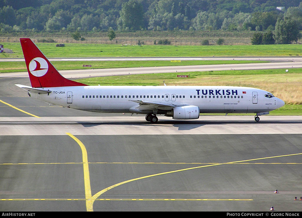 Aircraft Photo of TC-JGA | Boeing 737-8F2 | Turkish Airlines | AirHistory.net #254913