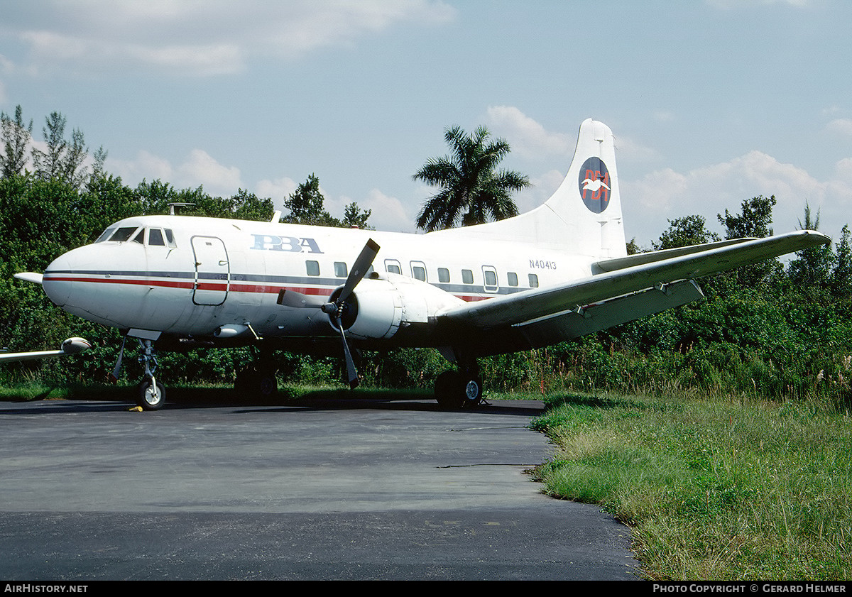 Aircraft Photo of N40413 | Martin 404 | PBA - Provincetown-Boston Airline | AirHistory.net #254914