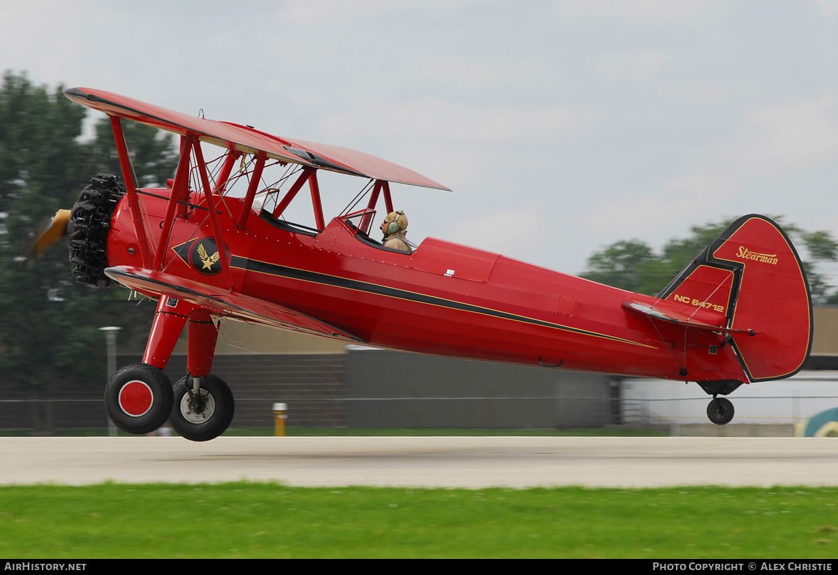 Aircraft Photo of N64712 / NC64712 | Stearman PT-17/R680 Kaydet (A75N1) | AirHistory.net #254917