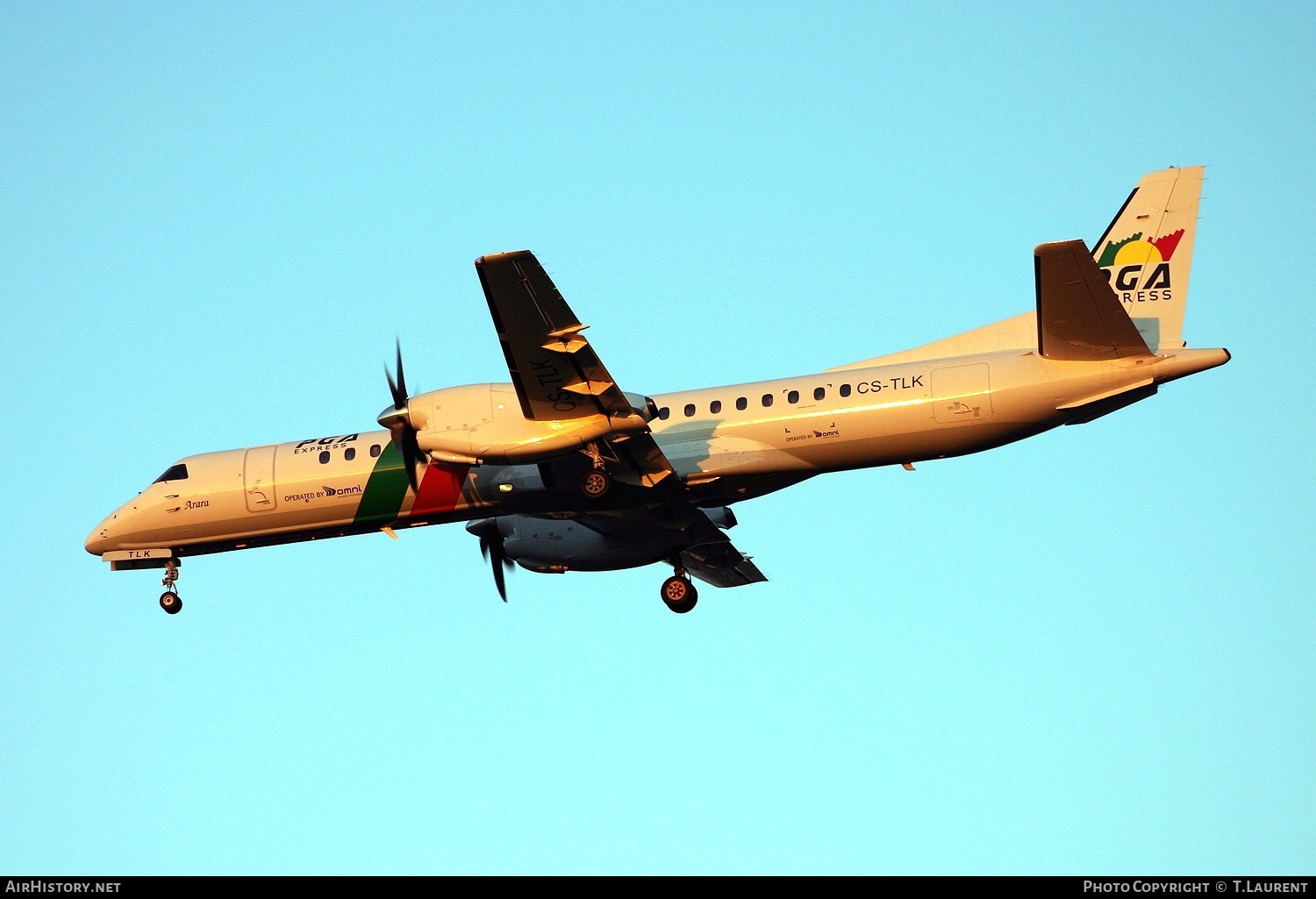 Aircraft Photo of CS-TLK | Saab 2000 | PGA Express | AirHistory.net #254939