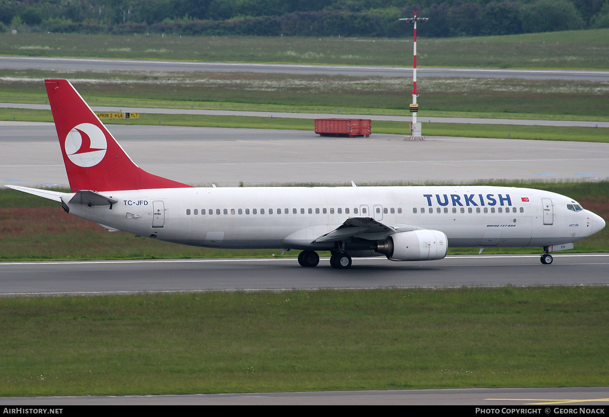 Aircraft Photo of TC-JFD | Boeing 737-8F2 | Turkish Airlines | AirHistory.net #254952