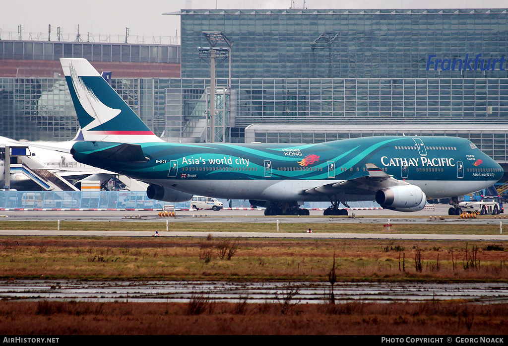 Aircraft Photo of B-HOY | Boeing 747-467 | Cathay Pacific Airways | AirHistory.net #254953