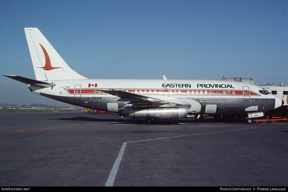 Aircraft Photo of C-FEPP | Boeing 737-2E1/Adv | Eastern Provincial Airways - EPA | AirHistory.net #254973