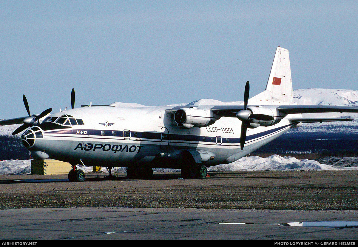 Aircraft Photo of CCCP-11001 | Antonov An-12B | Aeroflot | AirHistory.net #254975