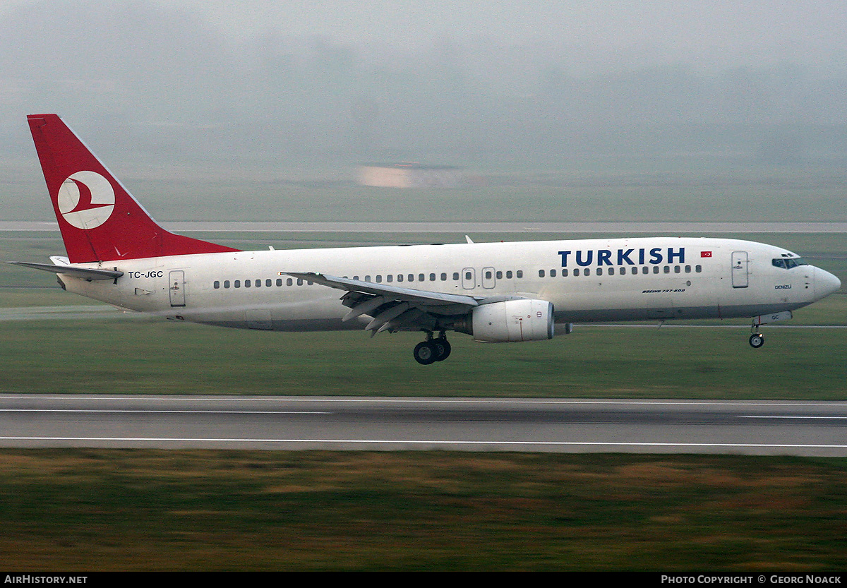 Aircraft Photo of TC-JGC | Boeing 737-8F2 | Turkish Airlines | AirHistory.net #254984