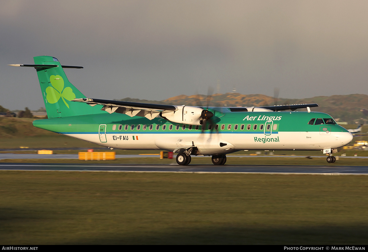 Aircraft Photo of EI-FAU | ATR ATR-72-600 (ATR-72-212A) | Aer Lingus Regional | AirHistory.net #255025