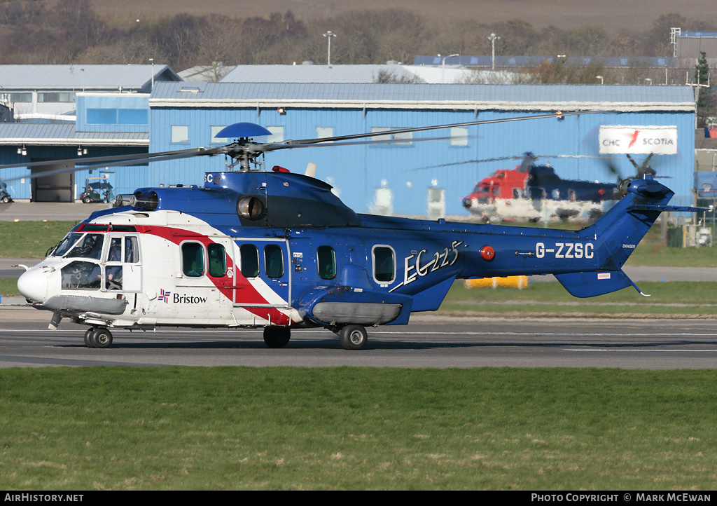 Aircraft Photo of G-ZZSC | Eurocopter EC-225LP Super Puma Mk2+ | Bristow Helicopters | AirHistory.net #255039