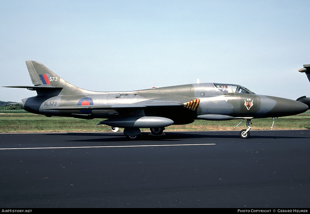 Aircraft Photo of XL573 | Hawker Hunter T7 | UK - Air Force | AirHistory.net #255054