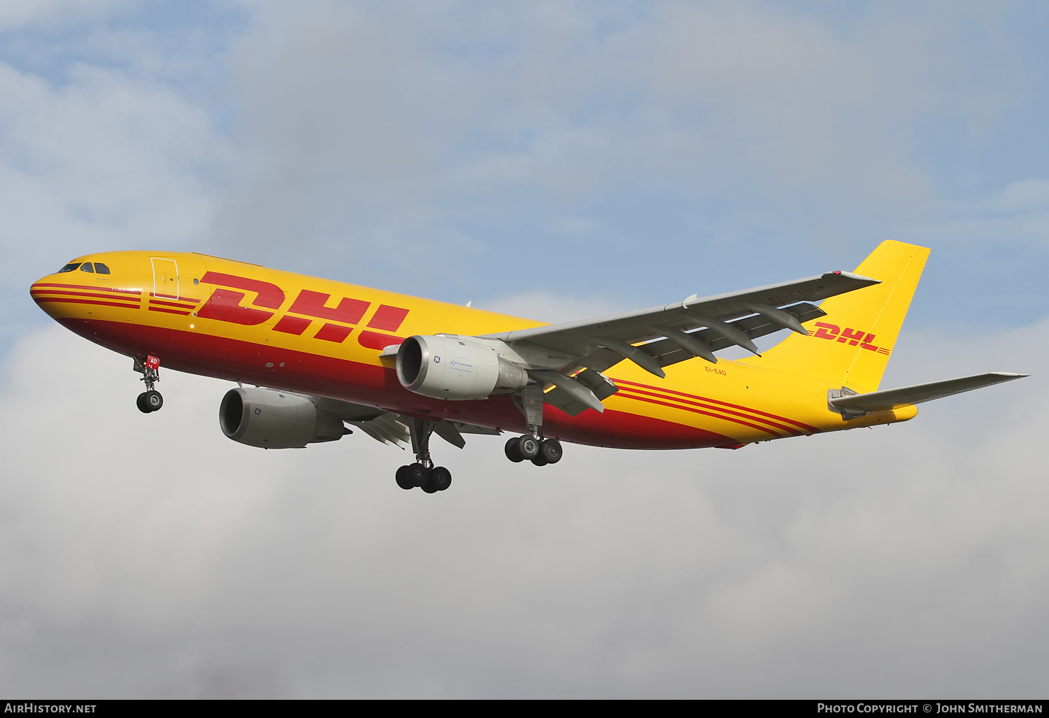 Aircraft Photo of EI-EAD | Airbus A300B4-203(F) | DHL International | AirHistory.net #255066