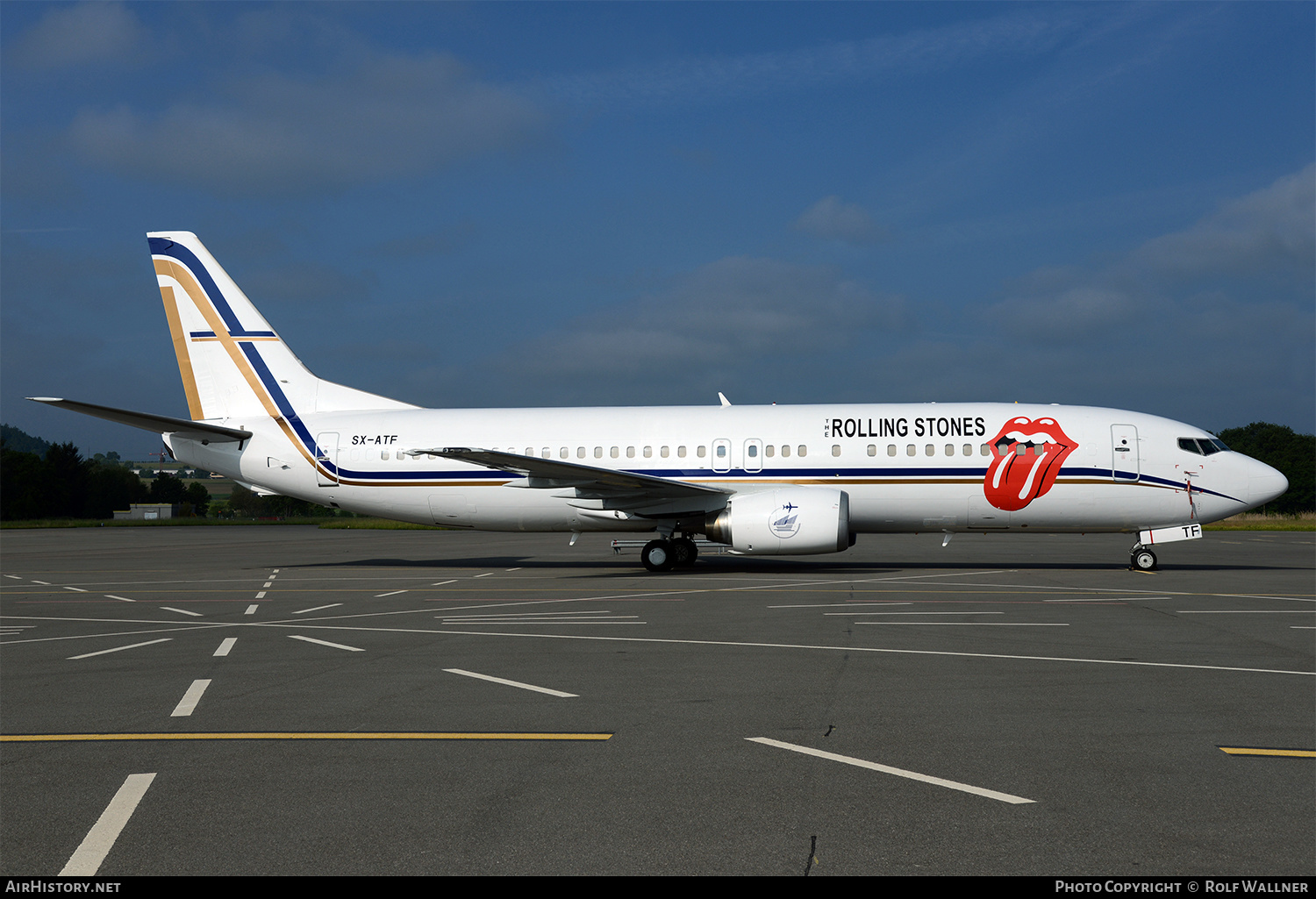 Aircraft Photo of SX-ATF | Boeing 737-406 | The Rolling Stones | AirHistory.net #255071