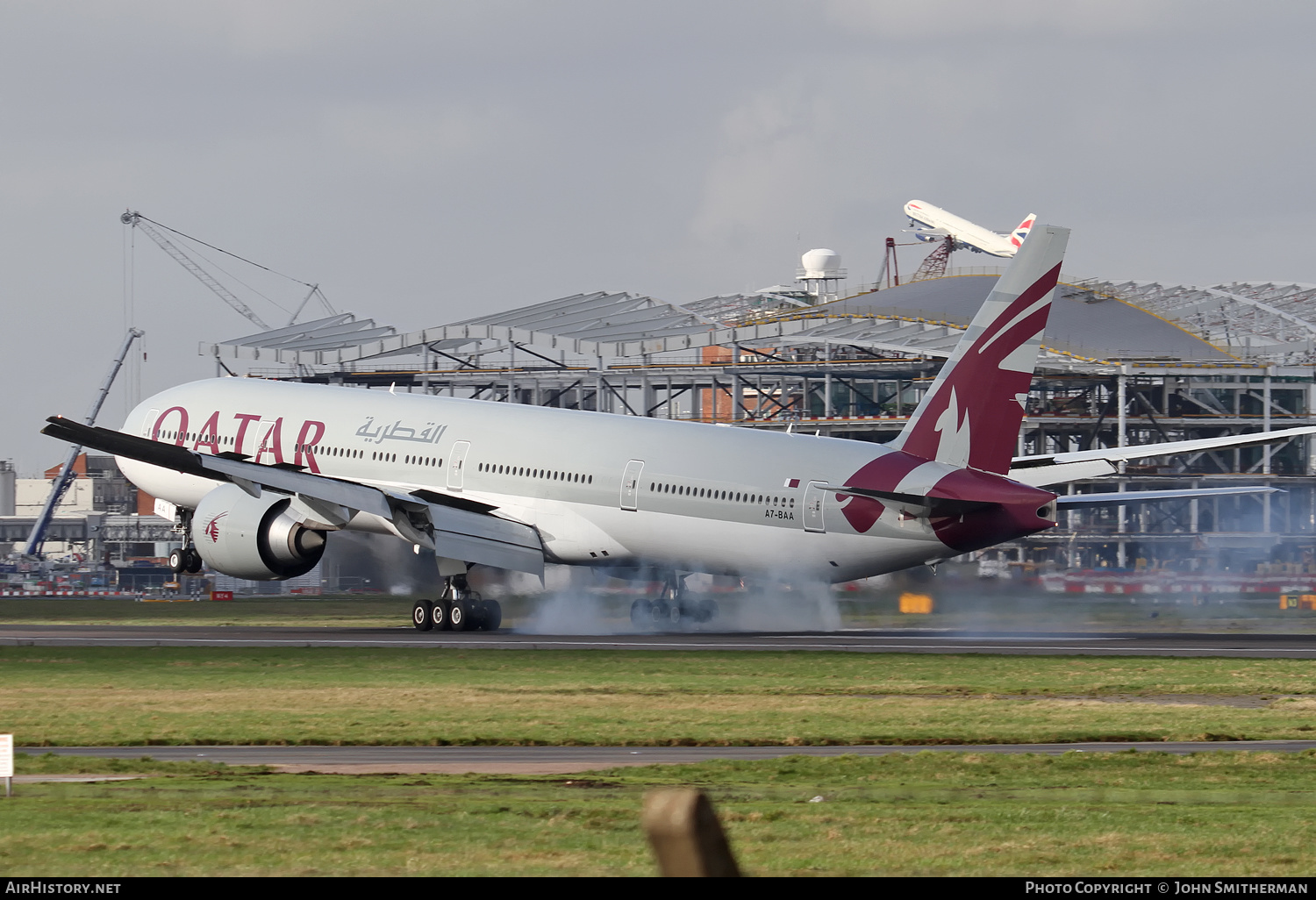 Aircraft Photo of A7-BAA | Boeing 777-3DZ/ER | Qatar Airways | AirHistory.net #255132