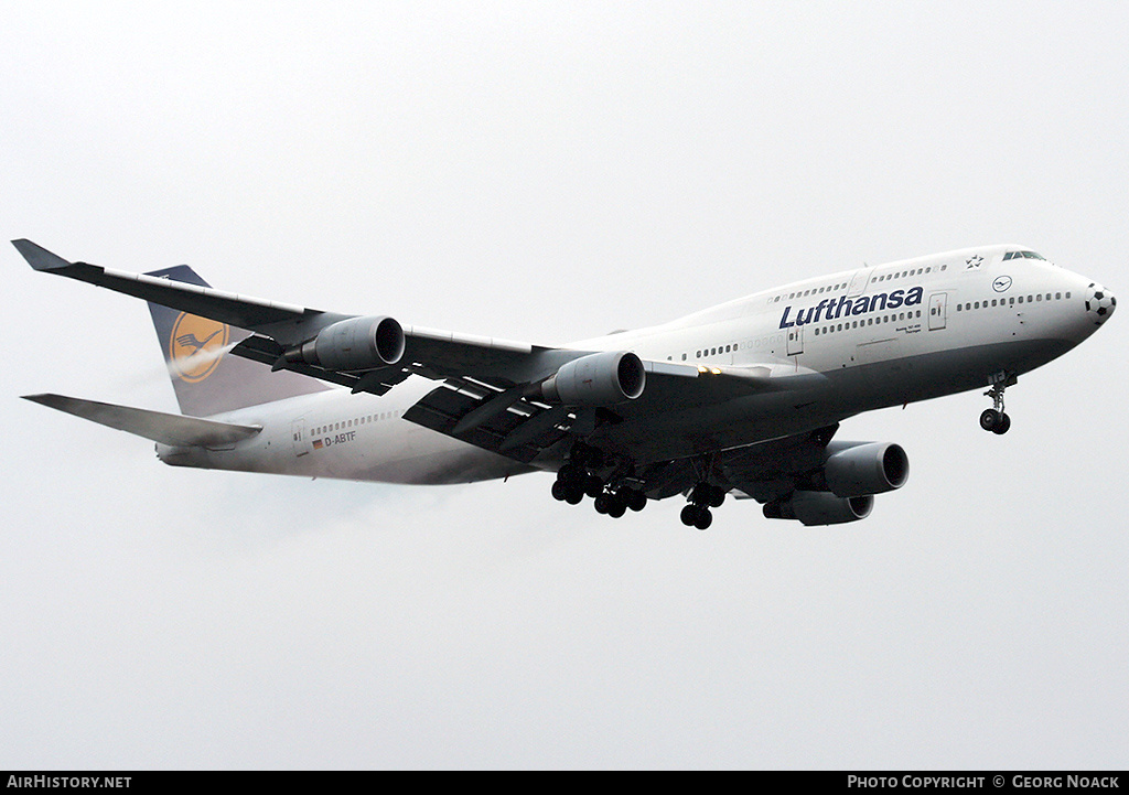 Aircraft Photo of D-ABTF | Boeing 747-430M | Lufthansa | AirHistory.net #255151