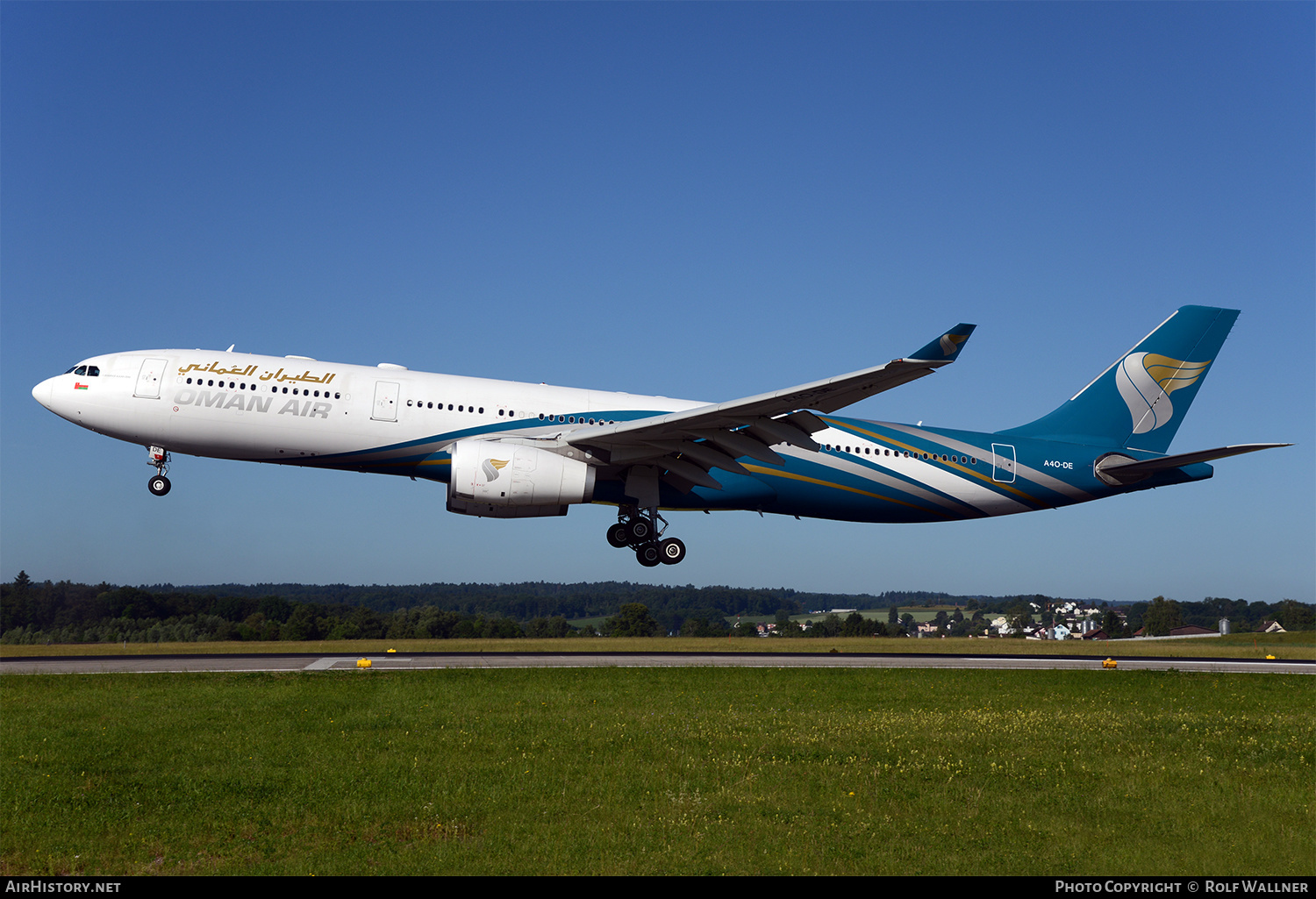 Aircraft Photo of A4O-DE | Airbus A330-343E | Oman Air | AirHistory.net #255198