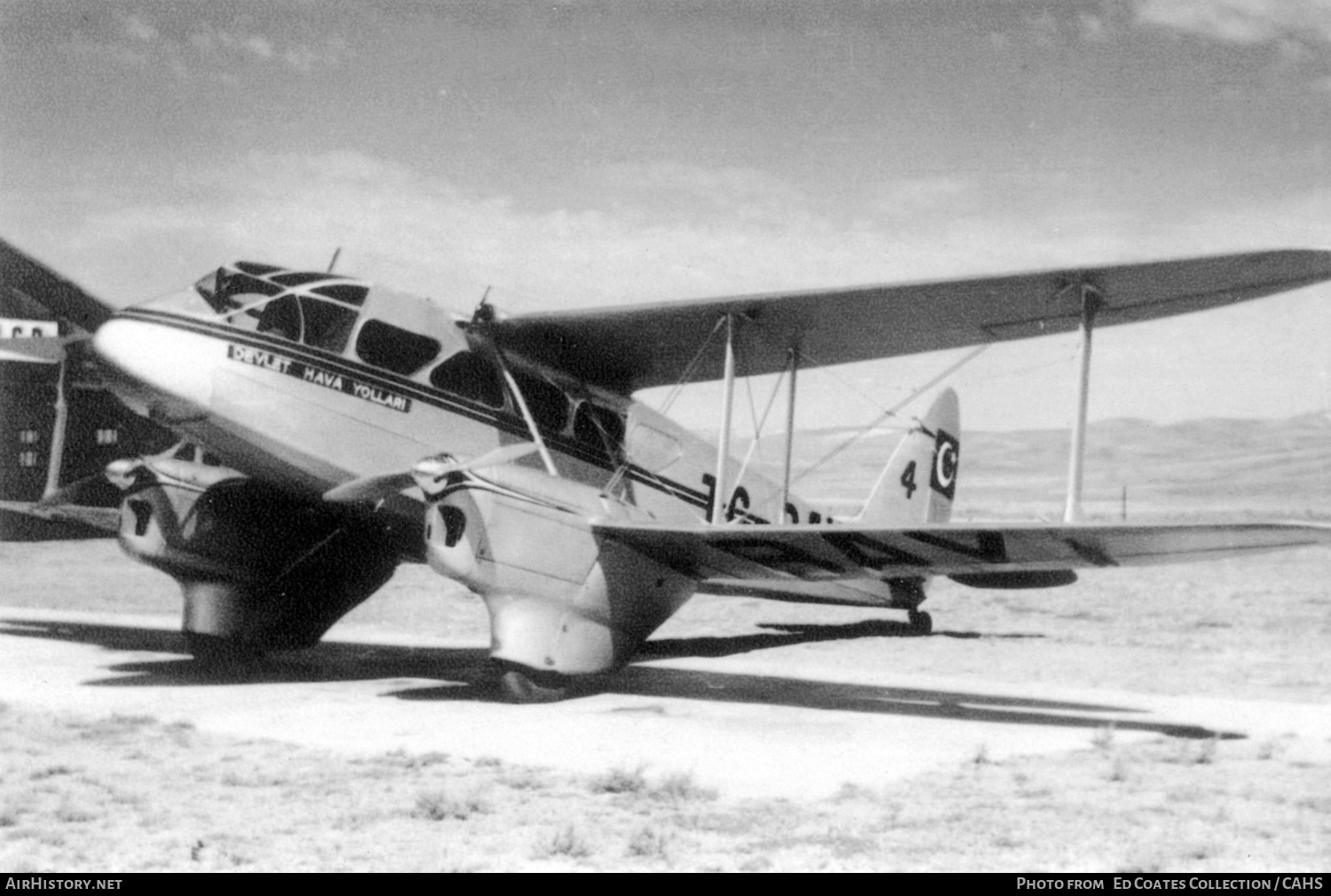 Aircraft Photo of TC-BAY | De Havilland D.H. 89 Dragon Rapide | Devlet Hava Yolları - DHY | AirHistory.net #255203