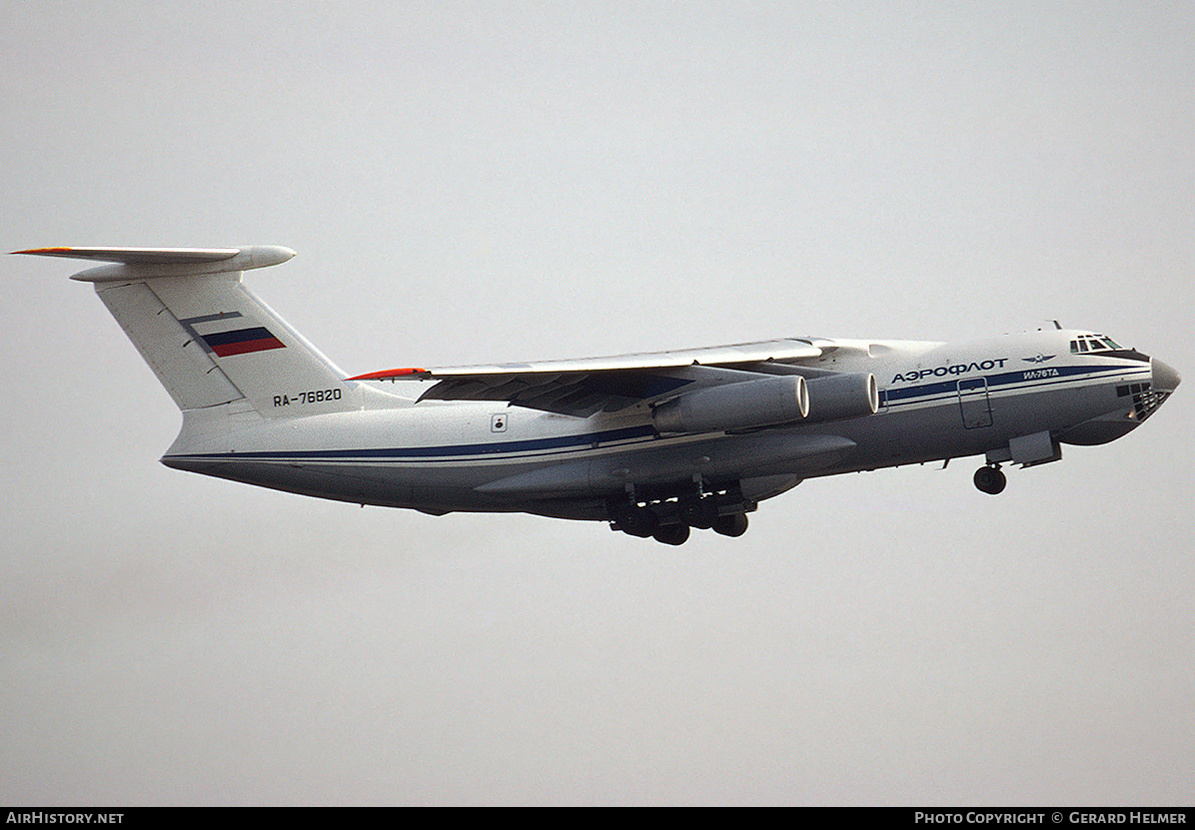 Aircraft Photo of RA-76820 | Ilyushin Il-76TD | Aeroflot | AirHistory.net #255216