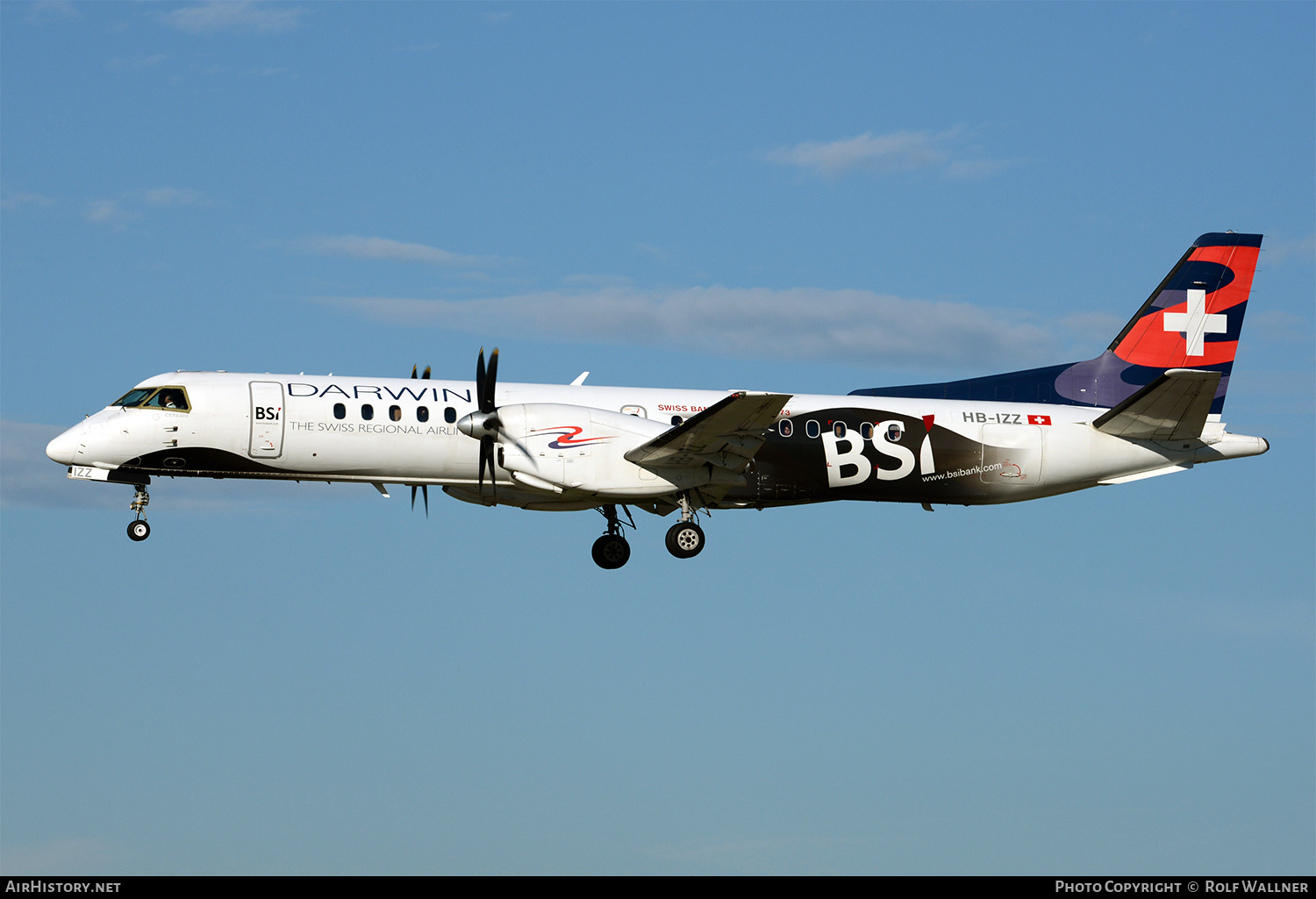 Aircraft Photo of HB-IZZ | Saab 2000 | Darwin Airline | AirHistory.net #255217