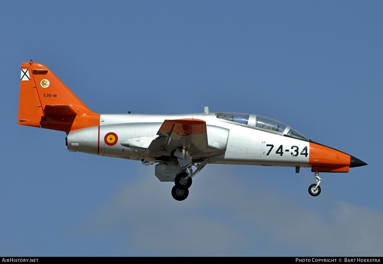Aircraft Photo of E.25-81 | CASA C101EB Aviojet | Spain - Air Force | AirHistory.net #255244