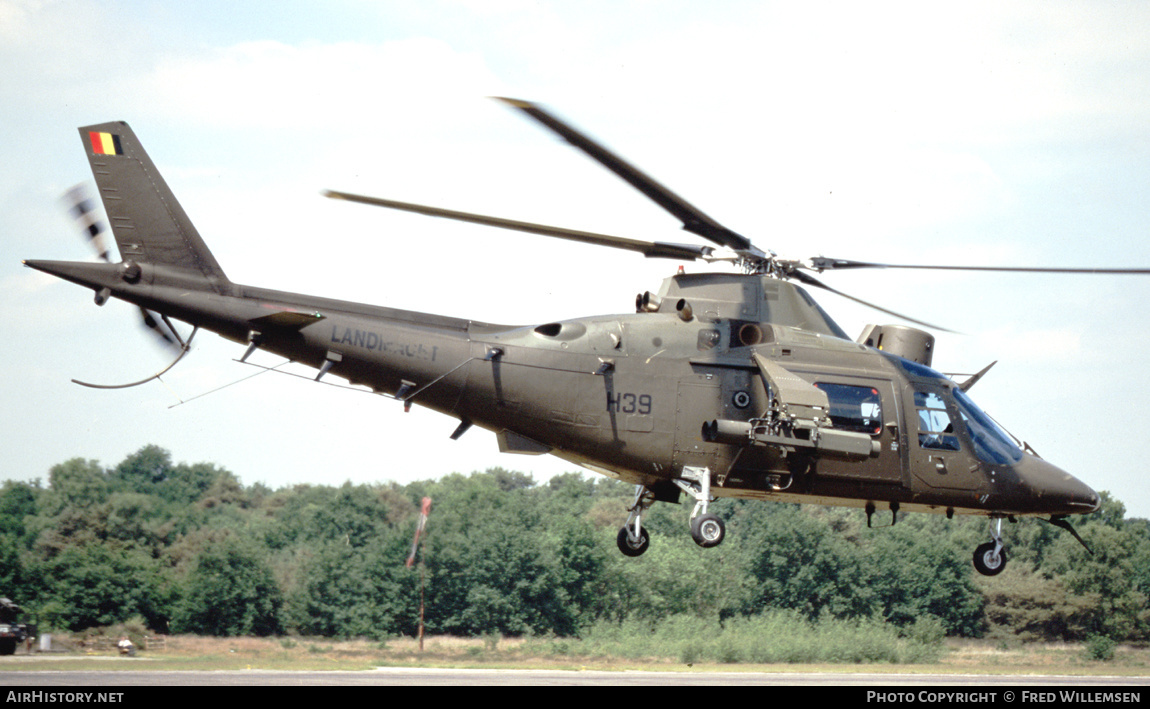 Aircraft Photo of H39 | Agusta A-109BA | Belgium - Army | AirHistory.net #255252