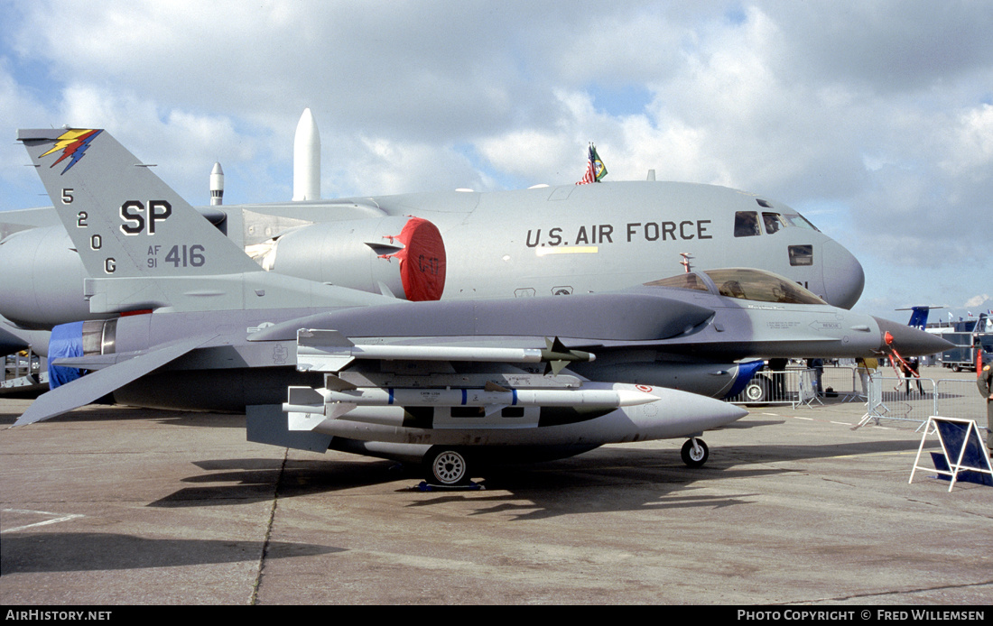 Aircraft Photo of 91-0416 / AF91-416 | Lockheed F-16CM Fighting Falcon | USA - Air Force | AirHistory.net #255282