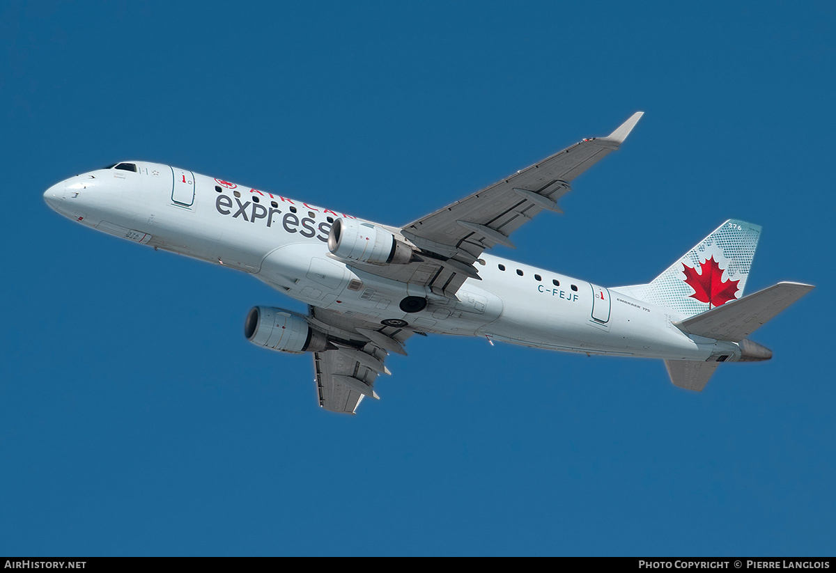 Aircraft Photo of C-FEJF | Embraer 175LR (ERJ-170-200LR) | Air Canada Express | AirHistory.net #255325