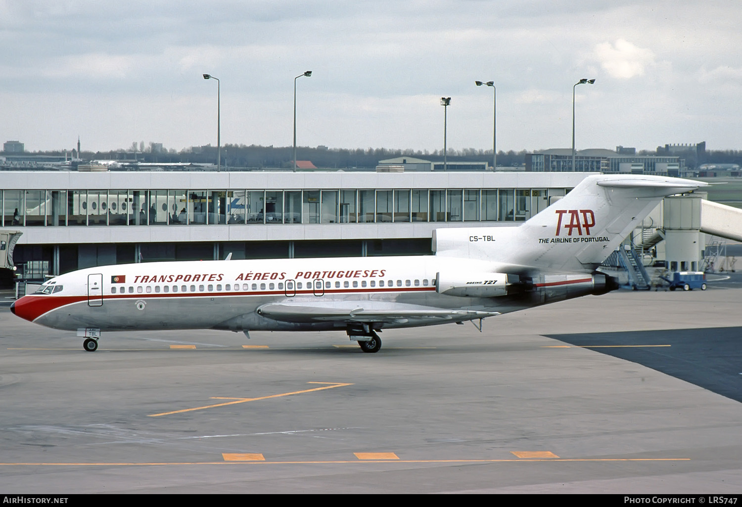 Aircraft Photo of CS-TBL | Boeing 727-82 | TAP - Transportes Aéreos Portugueses | AirHistory.net #255335