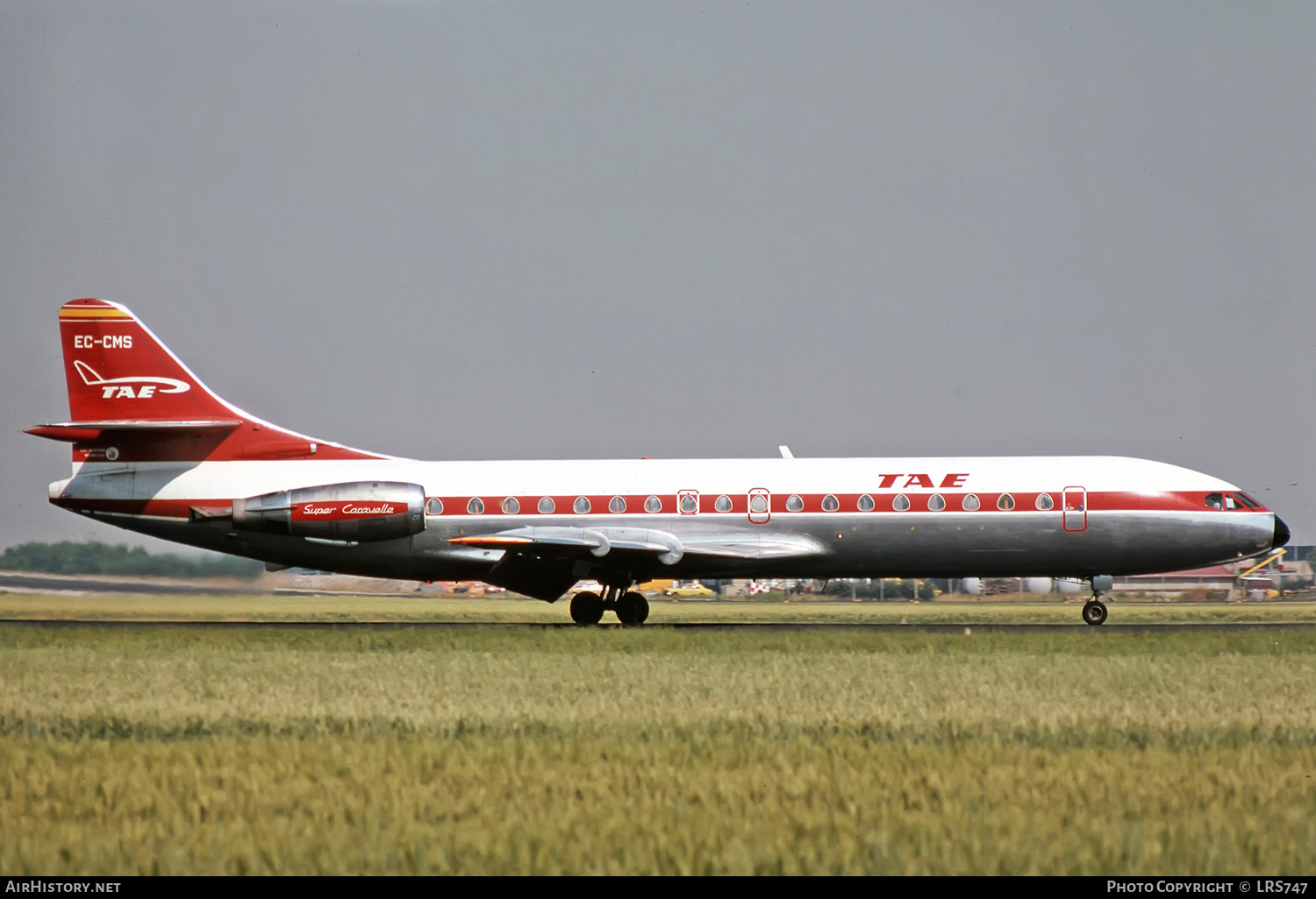 Aircraft Photo of EC-CMS | Sud SE-210 Caravelle 10B3 Super B | TAE - Trabajos Aéreos y Enlaces | AirHistory.net #255346