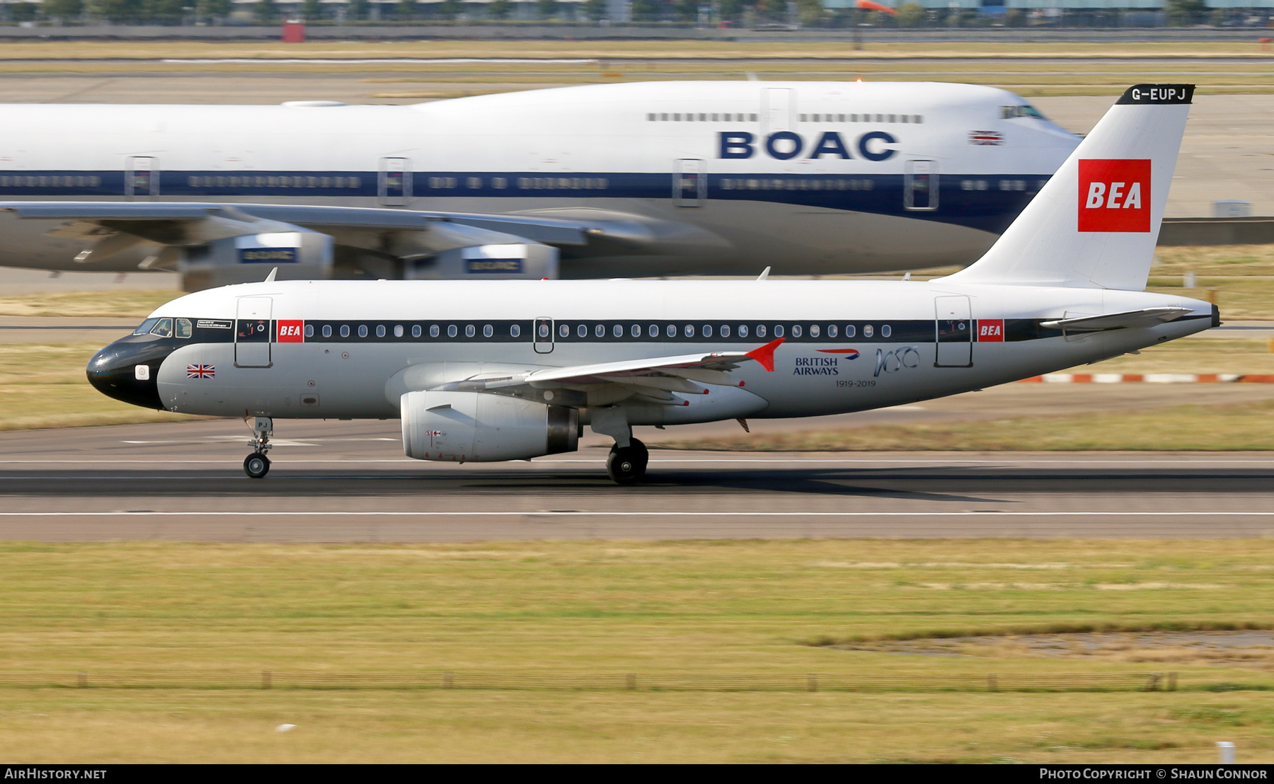 Aircraft Photo of G-EUPJ | Airbus A319-131 | British Airways | BEA - British European Airways | AirHistory.net #255353