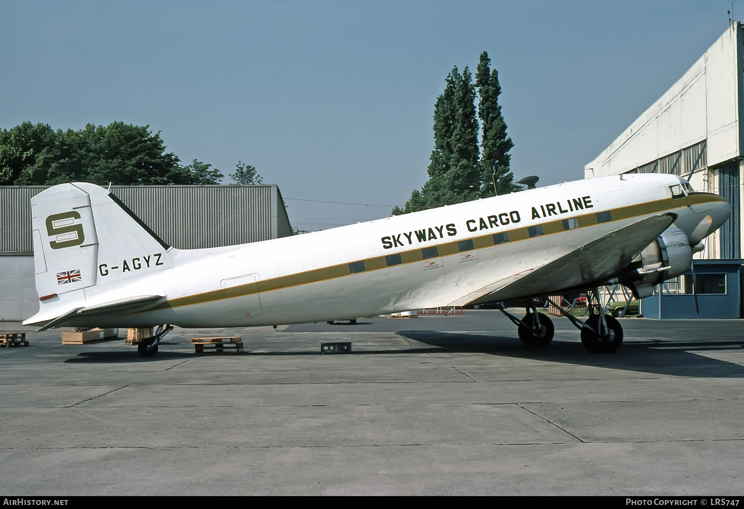 Aircraft Photo of G-AGYZ | Douglas C-47A Skytrain | Skyways Cargo Airline | AirHistory.net #255365
