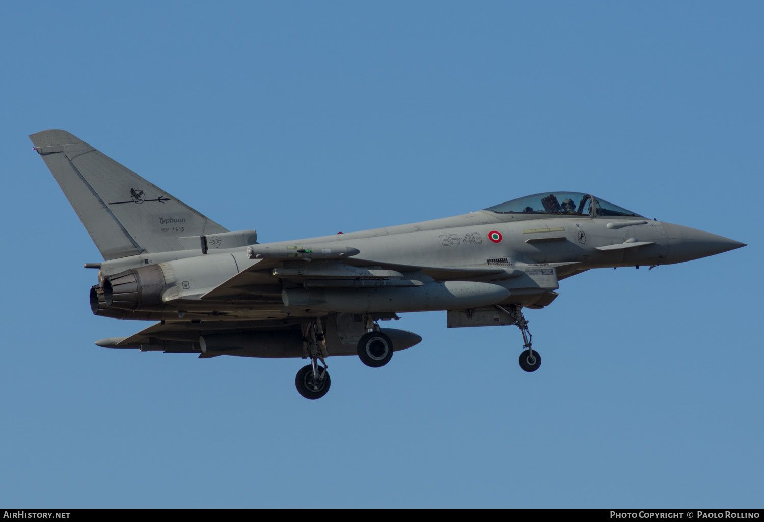Aircraft Photo of MM7315 | Eurofighter F-2000A Typhoon | Italy - Air Force | AirHistory.net #255367