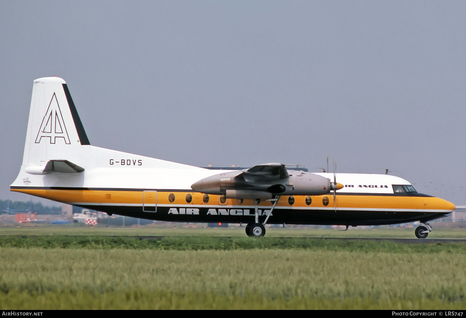 Aircraft Photo of G-BDVS | Fokker F27-200 Friendship | Air Anglia | AirHistory.net #255382