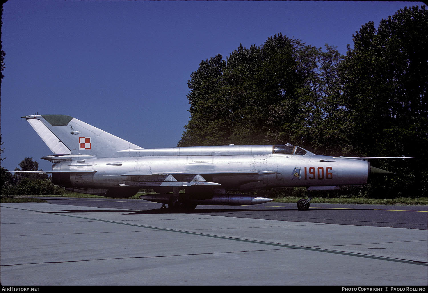 Aircraft Photo of 1906 | Mikoyan-Gurevich MiG-21M | Poland - Air Force | AirHistory.net #255412