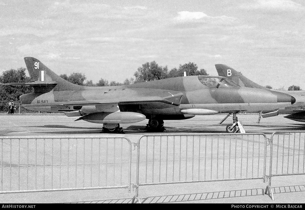 Aircraft Photo of XL583 | Hawker Hunter T7 | UK - Air Force | AirHistory.net #255440
