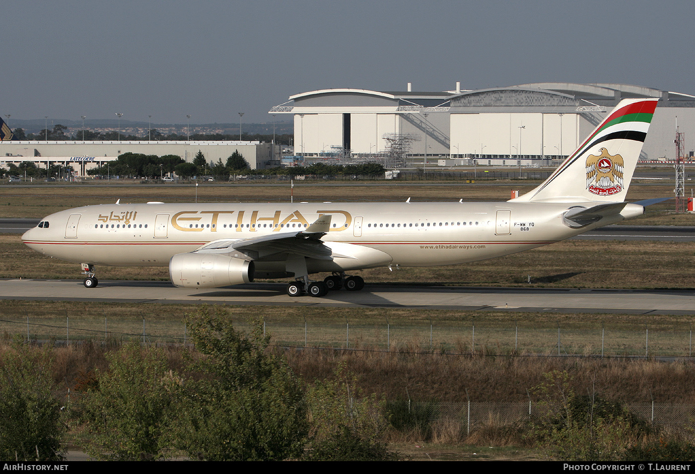 Aircraft Photo of F-WWYQ | Airbus A330-243 | Etihad Airways | AirHistory.net #255449