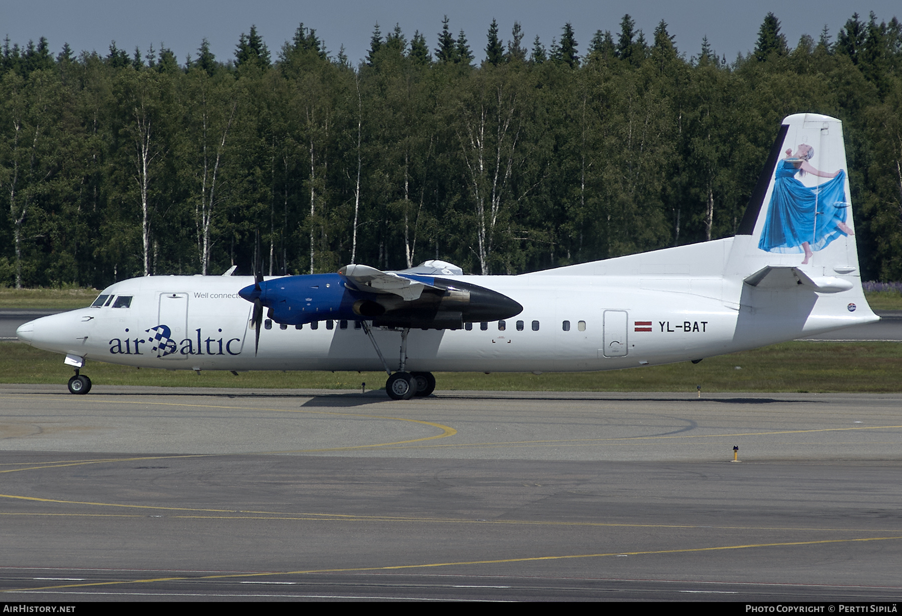 Aircraft Photo of YL-BAT | Fokker 50 | AirBaltic | AirHistory.net #255459