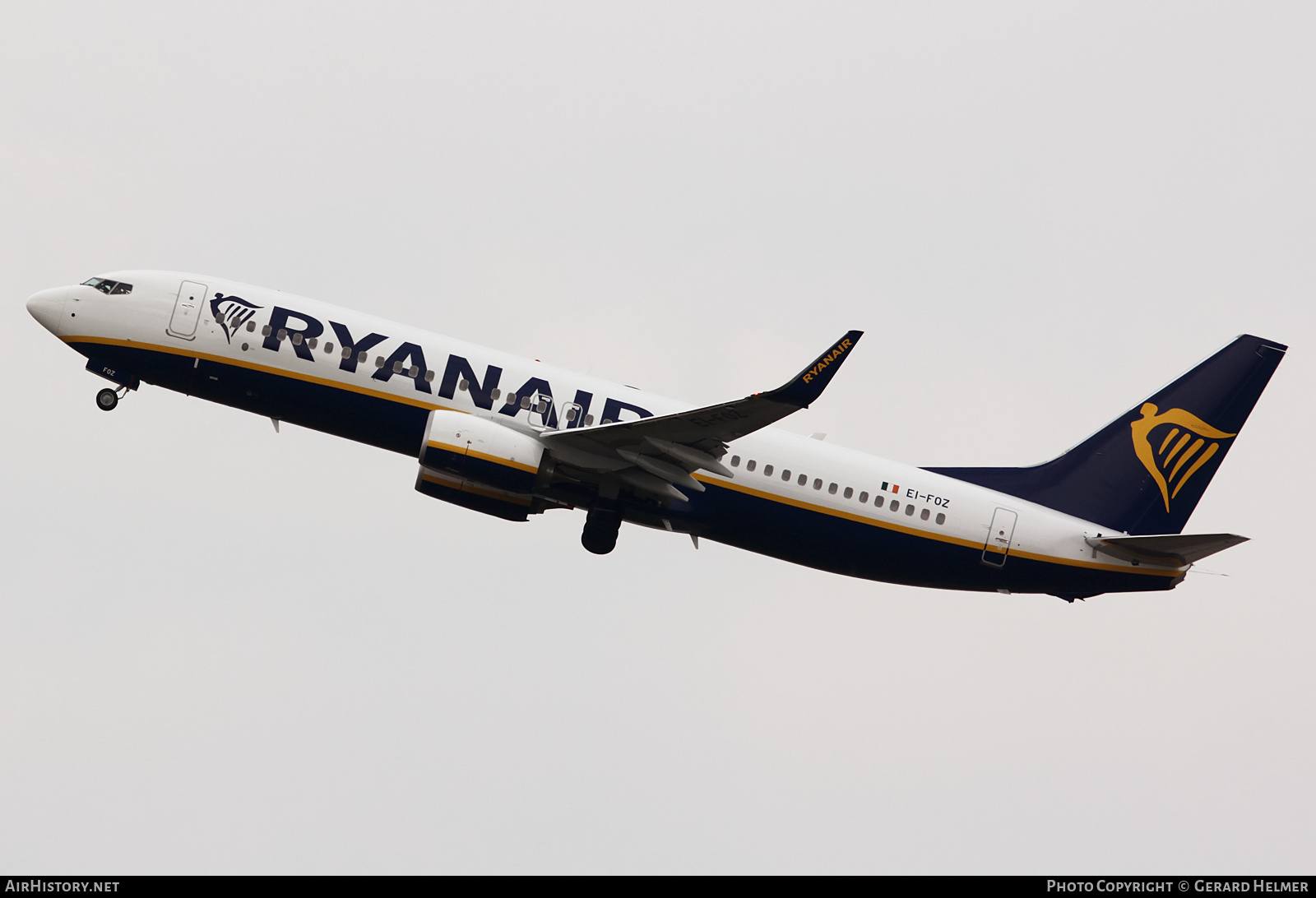Aircraft Photo of EI-FOZ | Boeing 737-8AS | Ryanair | AirHistory.net #255487