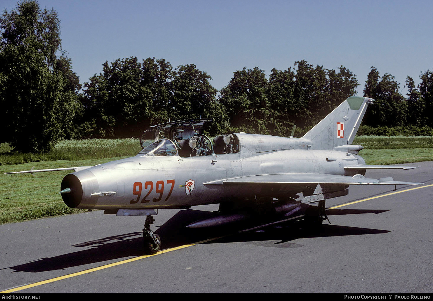 Aircraft Photo of 9297 | Mikoyan-Gurevich MiG-21UM | Poland - Air Force | AirHistory.net #255494