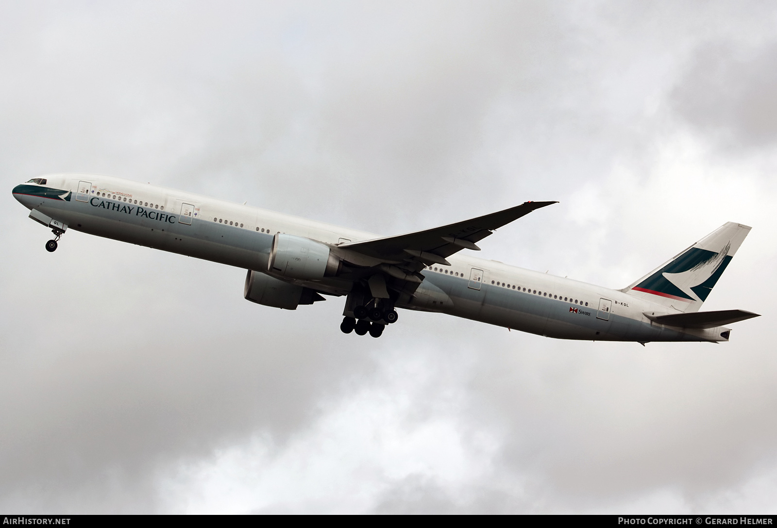 Aircraft Photo of B-KQL | Boeing 777-367/ER | Cathay Pacific Airways | AirHistory.net #255498