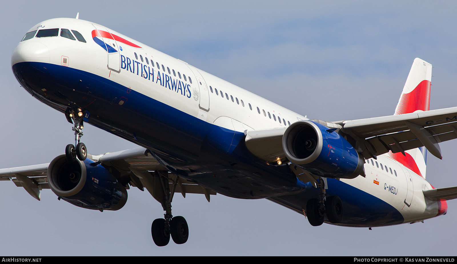 Aircraft Photo of G-MEDJ | Airbus A321-231 | British Airways | AirHistory.net #255525