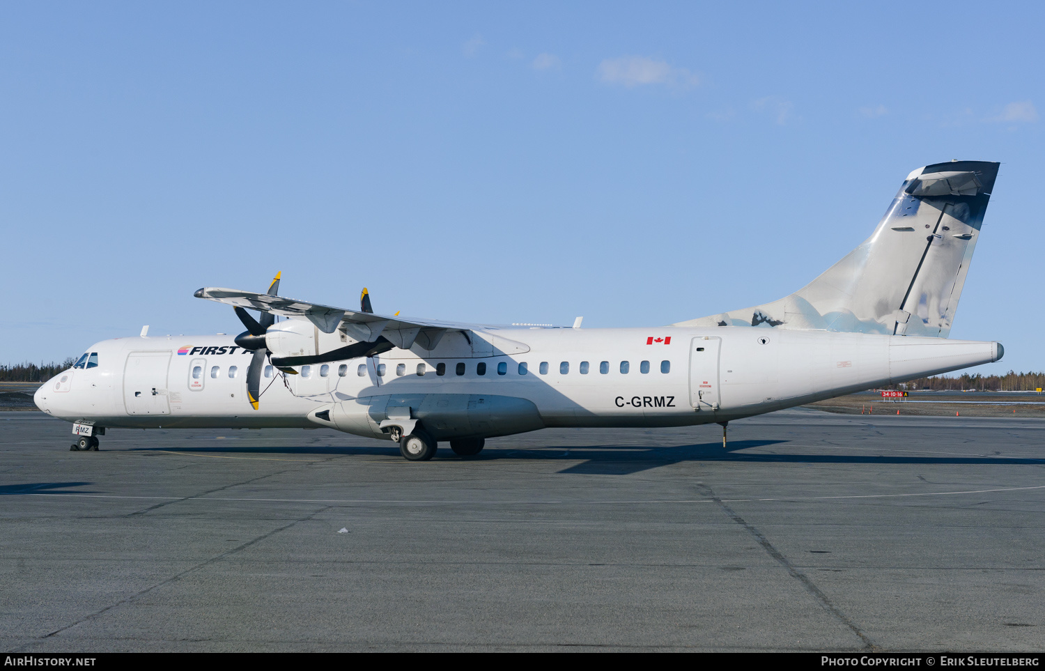 Aircraft Photo of C-GRMZ | ATR ATR-72-212/F | First Air | AirHistory.net #255556