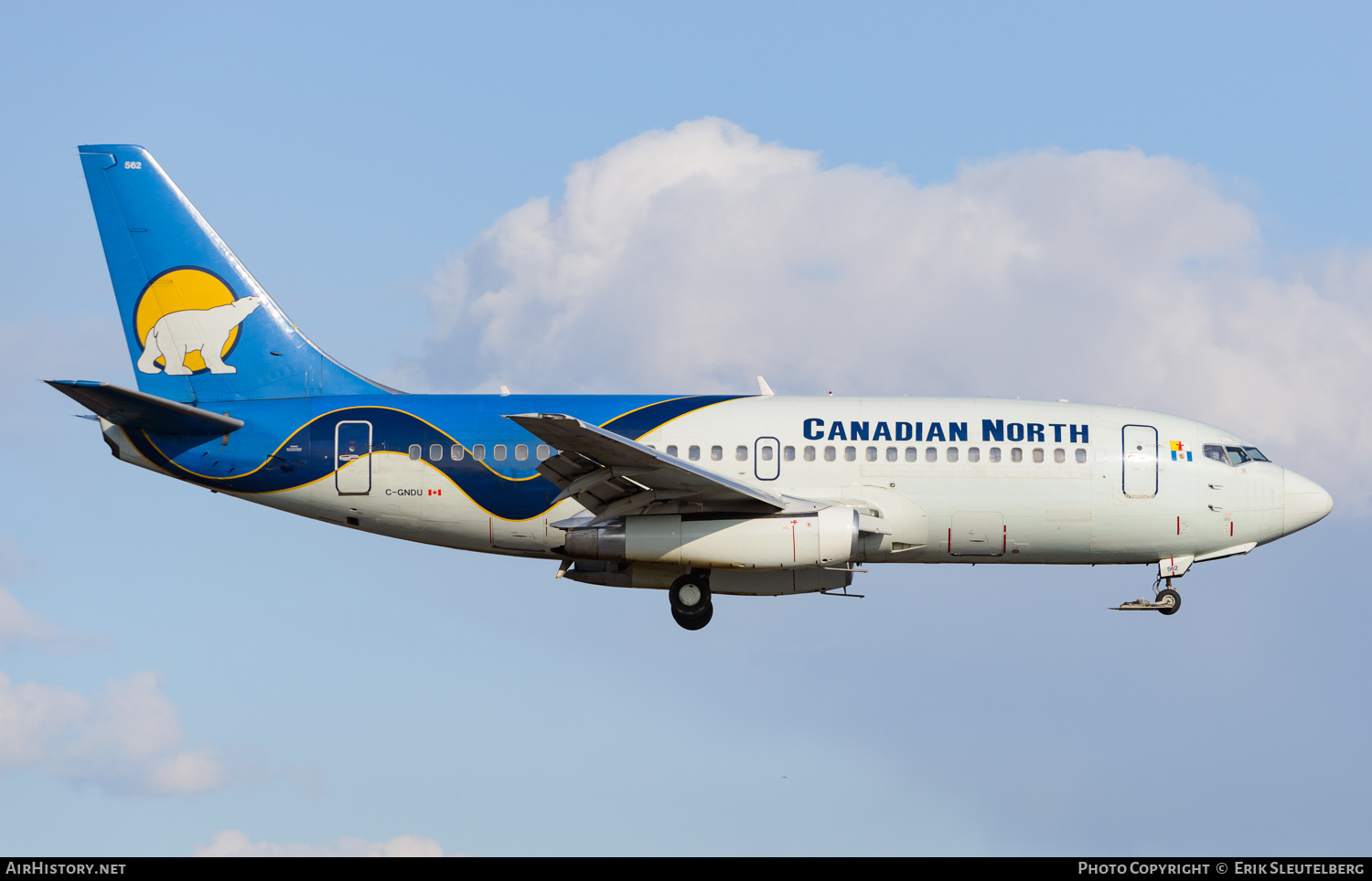 Aircraft Photo of C-GNDU | Boeing 737-242C/Adv | Canadian North | AirHistory.net #255557