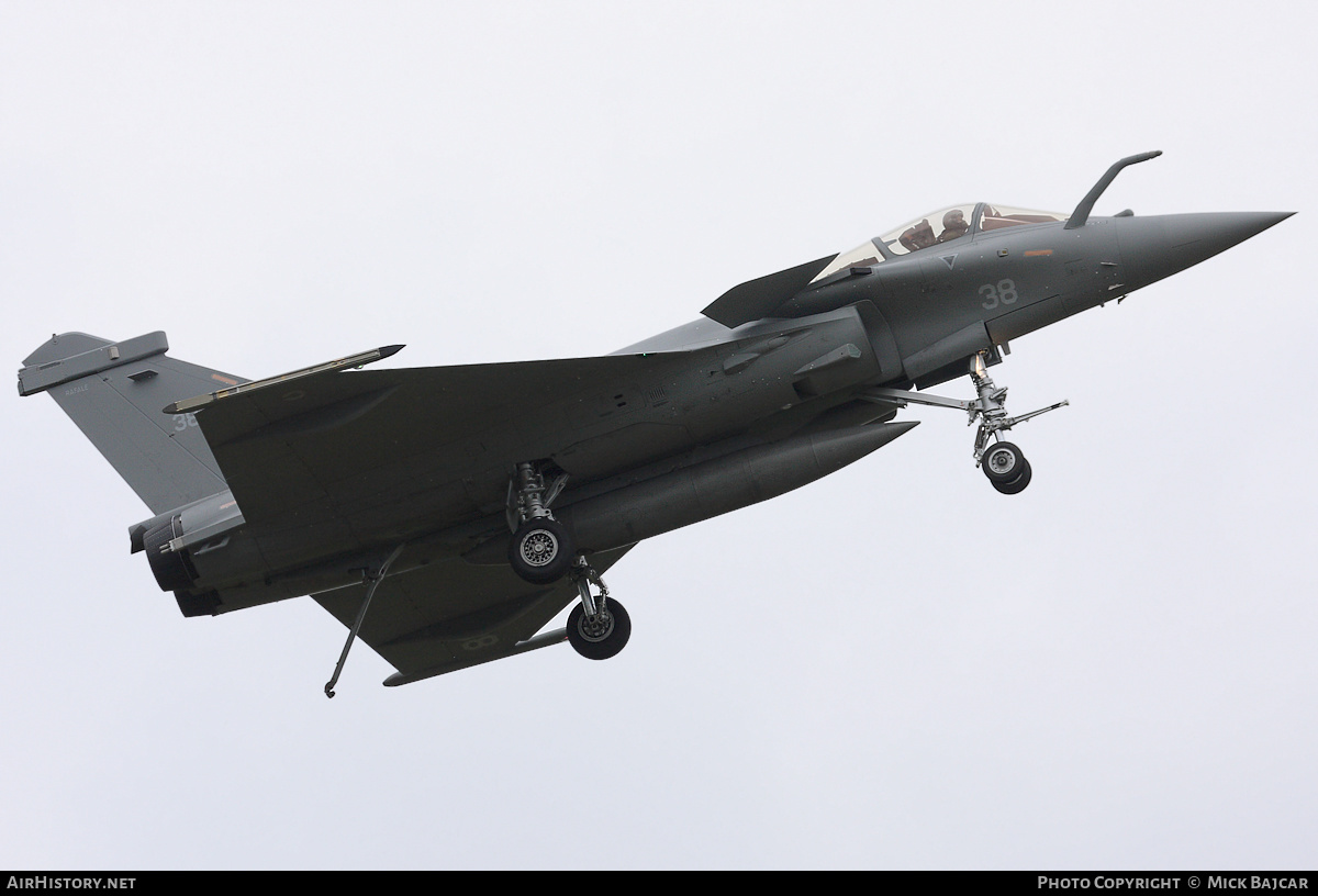 Aircraft Photo of 38 | Dassault Rafale M | France - Navy | AirHistory.net #255571