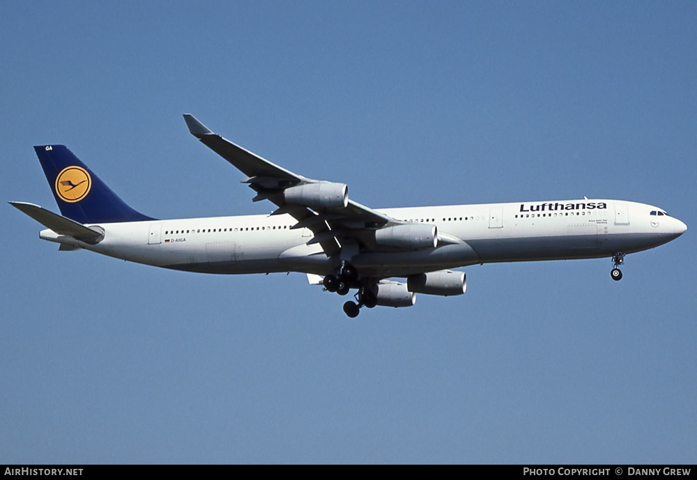 Aircraft Photo of D-AIGA | Airbus A340-311 | Lufthansa | AirHistory.net #255596