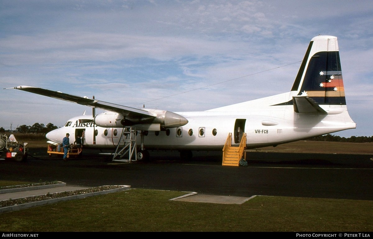 Aircraft Photo of VH-FCB | Fokker F27-500F Friendship | Ansett | AirHistory.net #255605