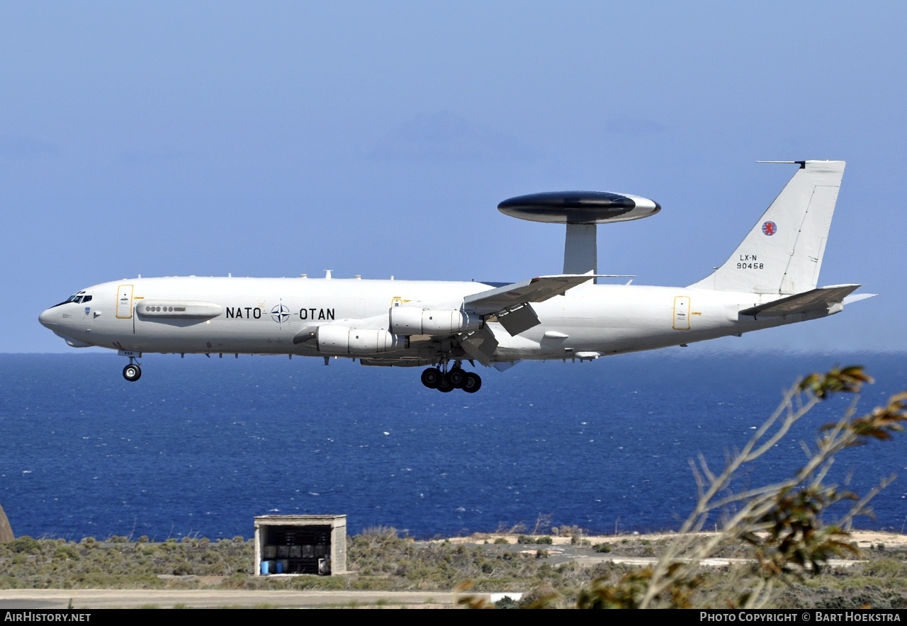 Aircraft Photo of LX-N90458 | Boeing E-3A Sentry | Luxembourg - NATO | AirHistory.net #255628